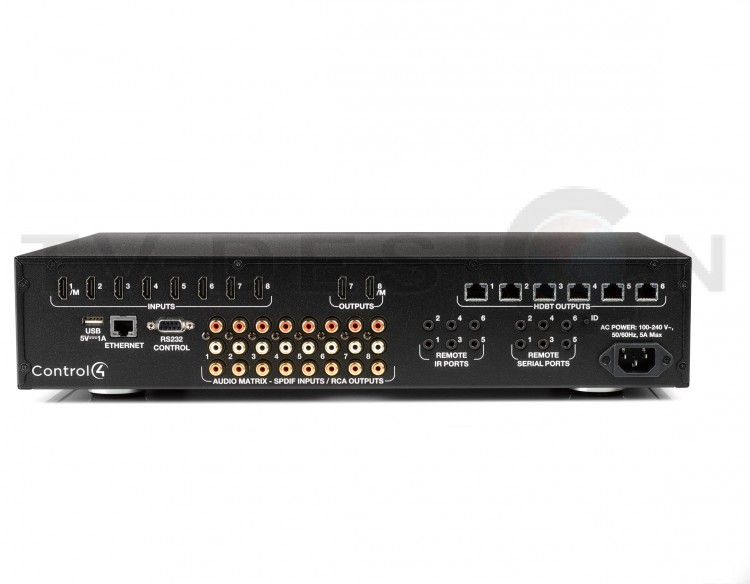 Матричный HDBaseT 8х6+2 коммутатор HDMI Control4 4K Ultra HD 8x8 AV Matrix Switch Матричный HDBaseT 8х6+2 коммутатор HDMI Control4 4K Ultra HD 8x8 AV Matrix Switch